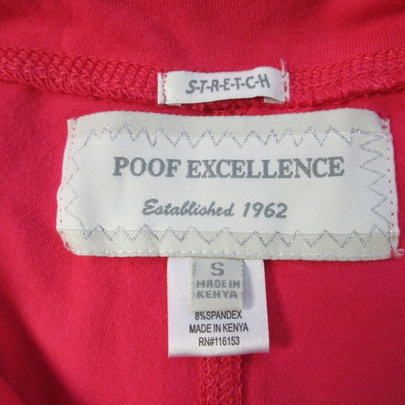 Poof Excellence Capri Yoga Pants Women S Pink Studded Y2K Low Rise Fold Over 190 - Picture 8 of 11